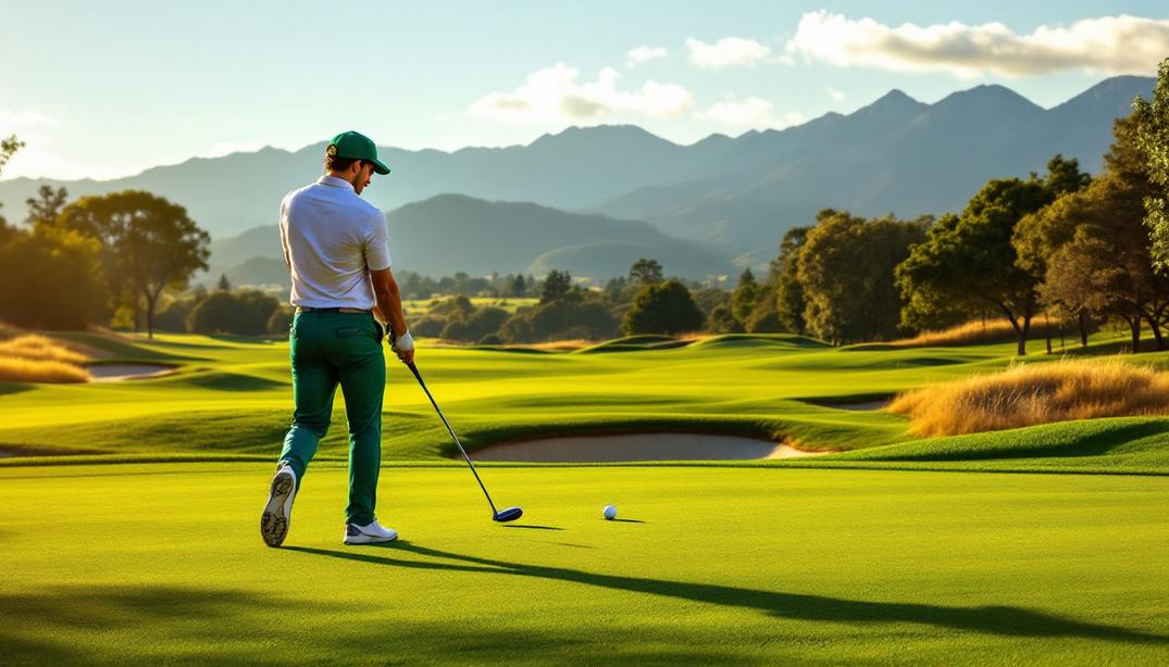 Majestic mountain views frame one of the best golf courses in San Jose, a perfect destination for enthusiasts.